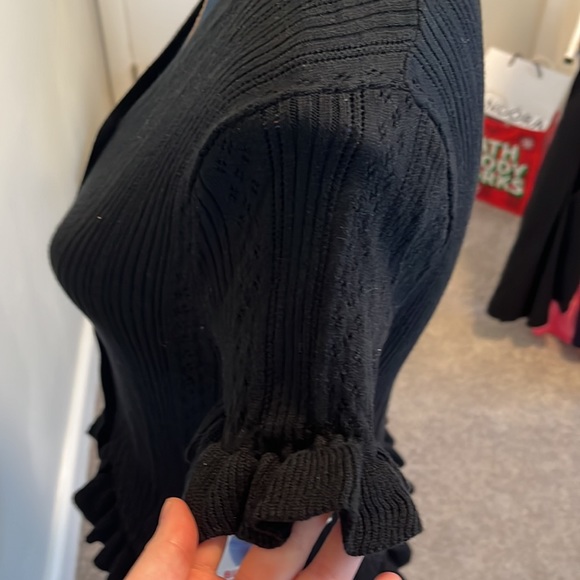 Celebrity pink Pointelle button up sweater NWT XS - Picture 8 of 12